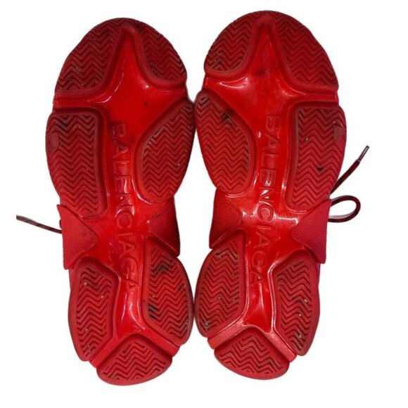 Balenciaga Triple S RED sneakers shoes 524039 MENS US 12 EUR 45